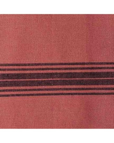 Lot de 3 torchons coton  marsala 50x70 cm