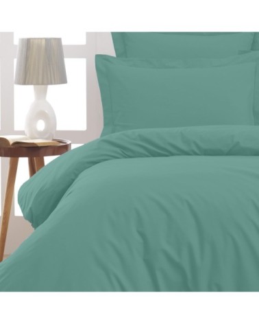 Housse de couette en percale coton  aqua sea 200x200 cm