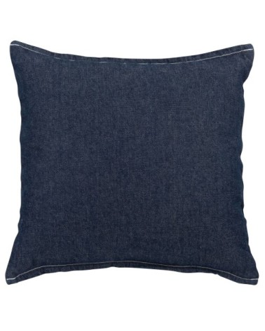 Housse de coussin en denim bleue, 40x40