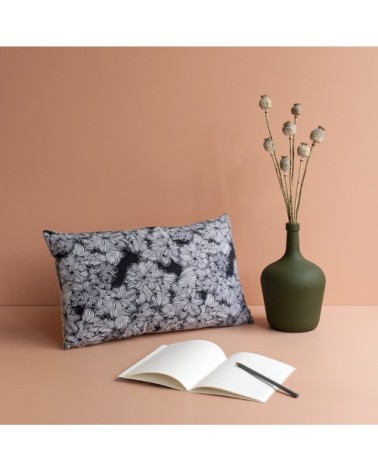 Housse de coussin 30x50 imprimé floral