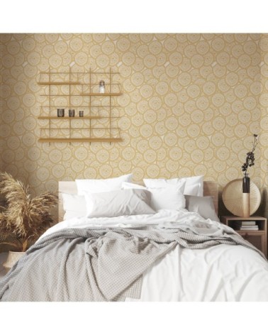 Papier peint sable imprimé fruit