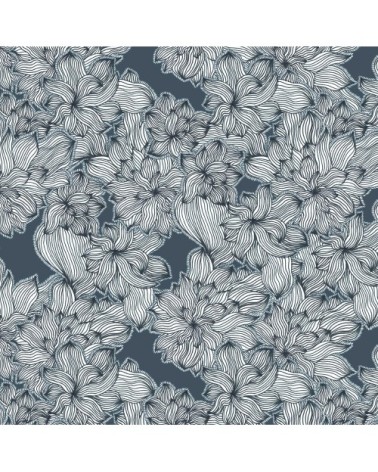 Papier peint elephant skin imprimé fleuri