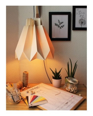 Suspension origami en papier kit DIY