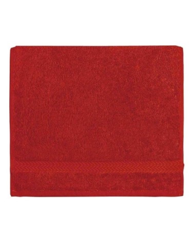 Lot de 3 serviettes invité 550gr/m²  rubis 30x50 cm