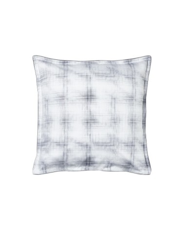 Taie d'oreiller en satin de coton bleu minuit 65x65