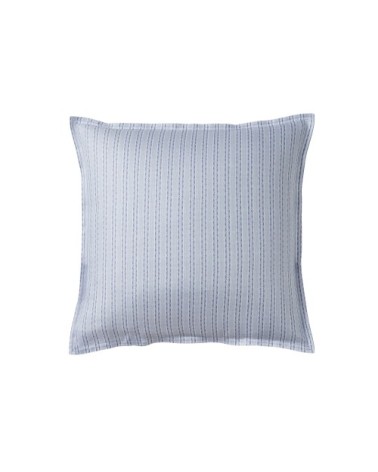 Taie d'oreiller en lin bleu denim 65x65