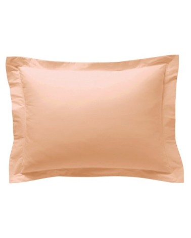 Taie d'oreiller 50x70 en percale de coton rose nude