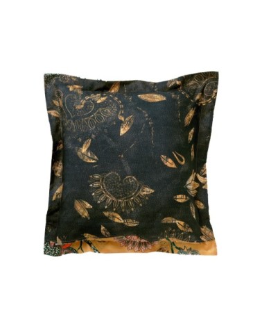 Taie d'oreiller 63x63 en coton multicolore