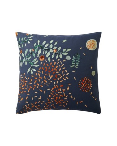 Taie d'oreiller 63x63 en coton vert