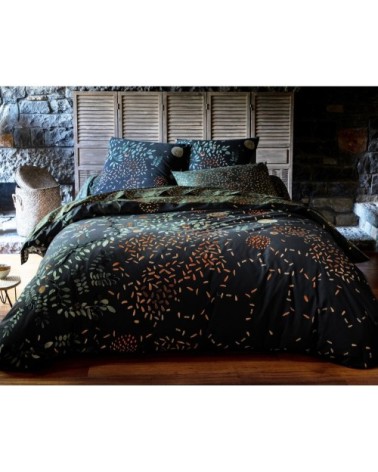 Taie d'oreiller 63x63 en coton vert