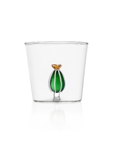 Verre tumbler fleur de cactus