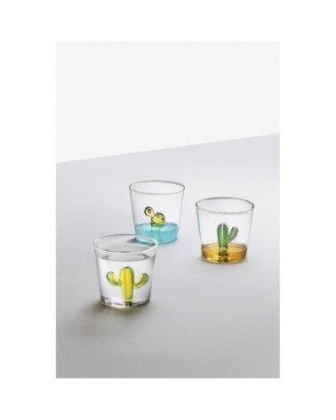 Verre tumbler fleur de cactus