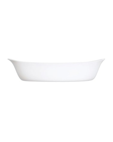 Plat blanc ultraléger 28x17cm