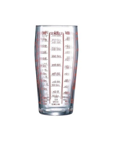 Verre doseur rouge 58cl