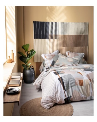 Taie d'oreiller 50x70 en coton gris