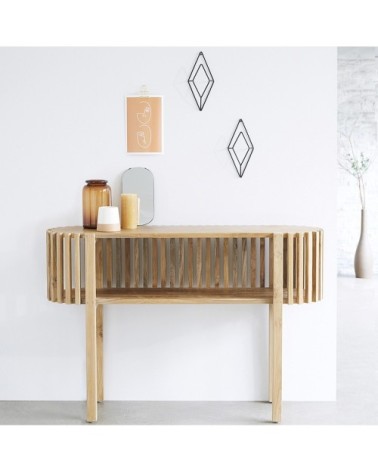 Console en teck massif