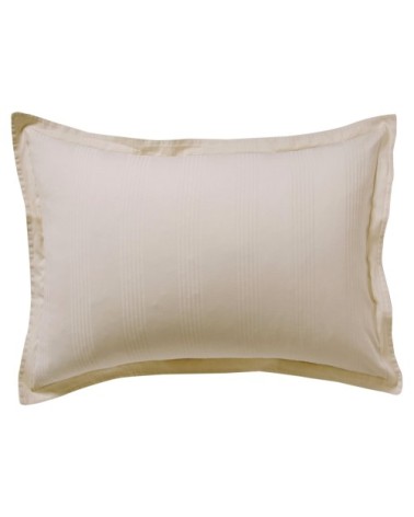 Taie d'oreiller 50x70 en satin de coton  beige