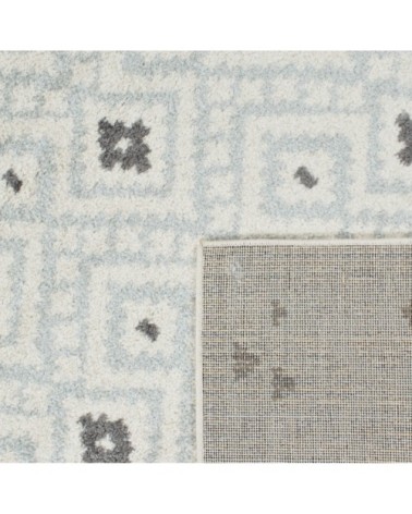 Tapis moderne motif géométrique gris - 120x160