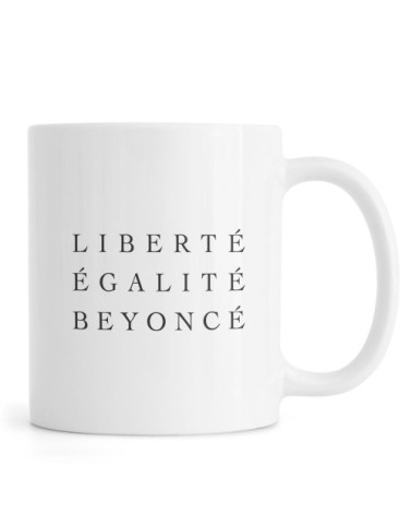 Mug en céramique en blanc & noir