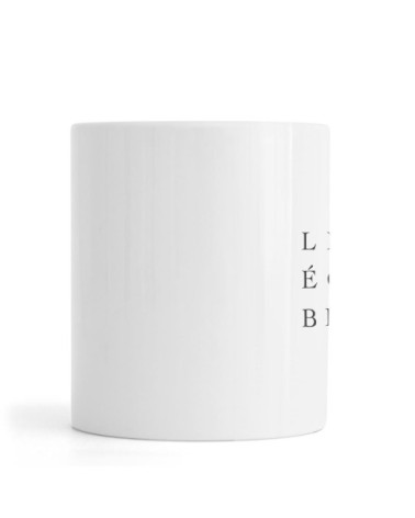 Mug en céramique en blanc & noir