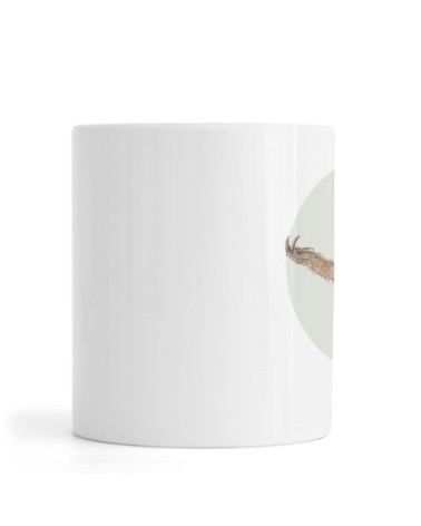 Mug en céramique en blanc & gris