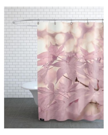 Rideau de douche en polyester en rose 150x200