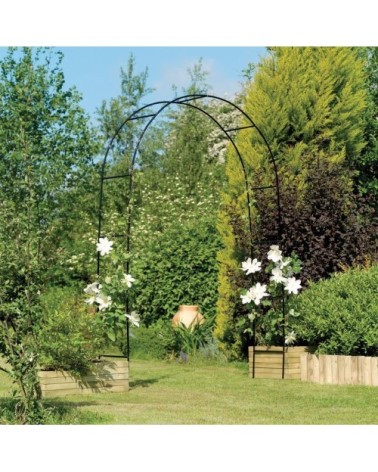 Arche déco en fer noir atea (lot de 2)