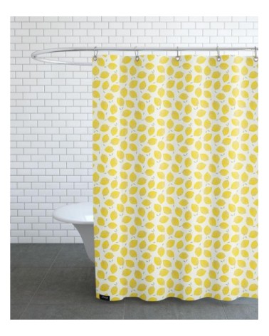 Rideau de douche en polyester en jaune &  150x200