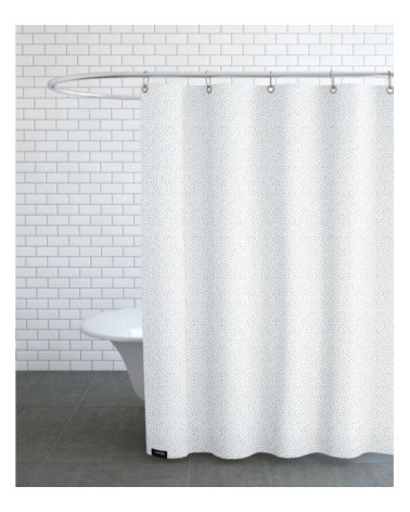 Rideau de douche en polyester en gris 150x200