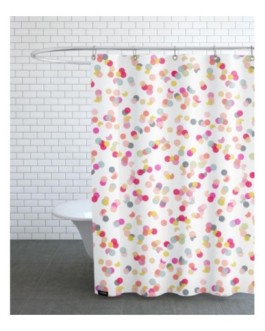 Rideau de douche en polyester en multicolore 150x200