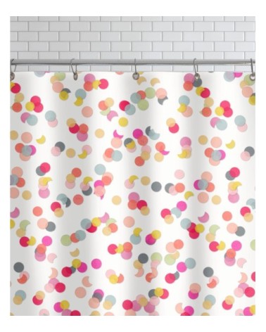 Rideau de douche en polyester en multicolore 150x200