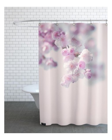 Rideau de douche en polyester en rose 150x200