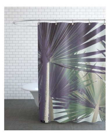 Rideau de douche en polyester en vert 150x200