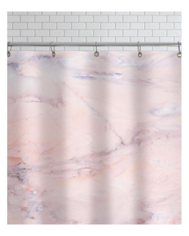 Rideau de douche en polyester en rose 150x200