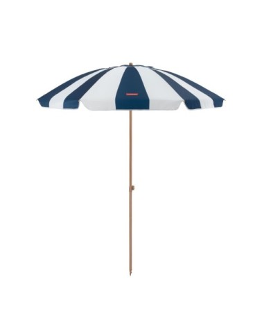 Parasol plage inclinable UPF50+ polyester bleu