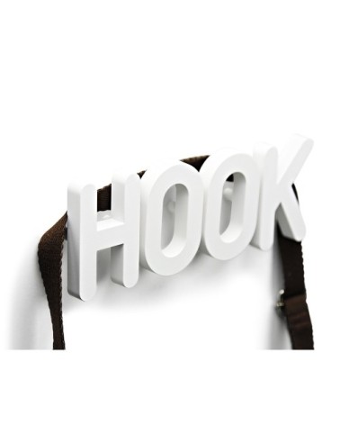 Patères blanches 20x8cm