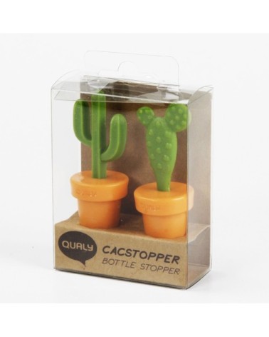 Bouchon de bouteille cactus - Lot de 2