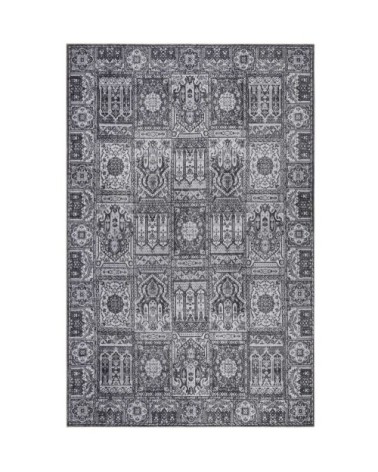 Tapis tissé multicolore inspiration berbère 290x240