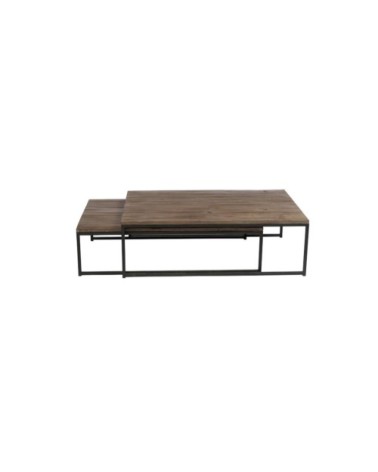 Lot de 2 grandes tables gigognes