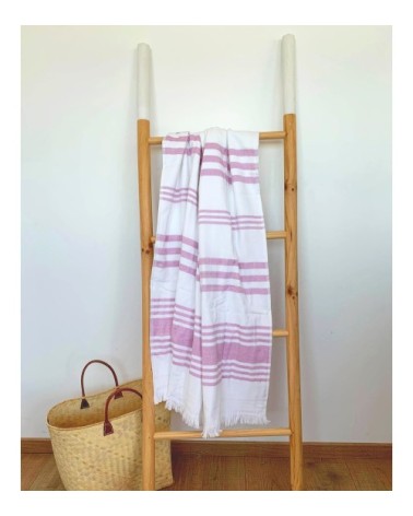 Fouta doublée éponge Parme karabuk 90x160