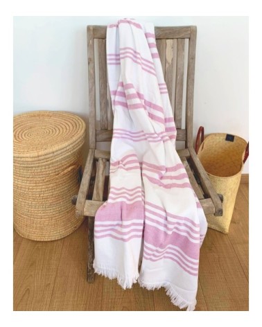 Fouta doublée éponge Parme karabuk 90x160