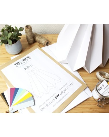 Suspension origami en papier kit DIY