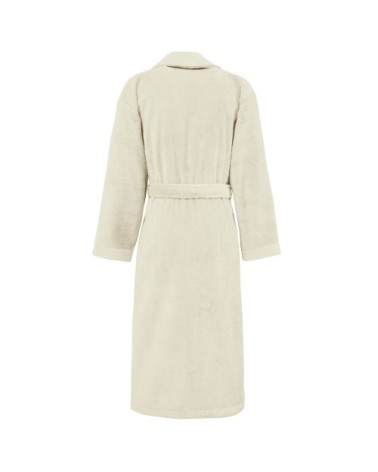 Peignoir de bain mixte col châle Ecru L