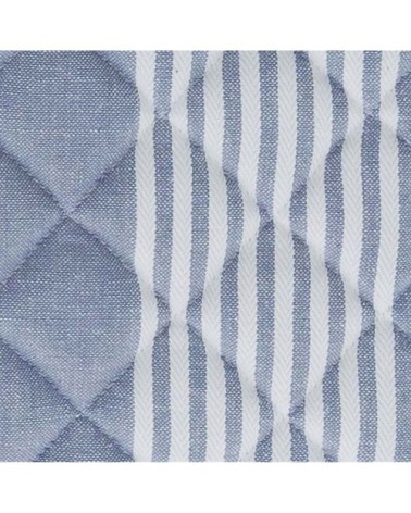 Lot de 2 maniques  bleu 20x20 cm