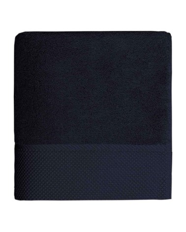 Serviette de toilette  zéro twist 560gr/m²  bleu nuit 50x100 cm