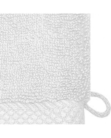 3 gants de toilette zéro twist 560gr/m²  blanc 16x22 cm