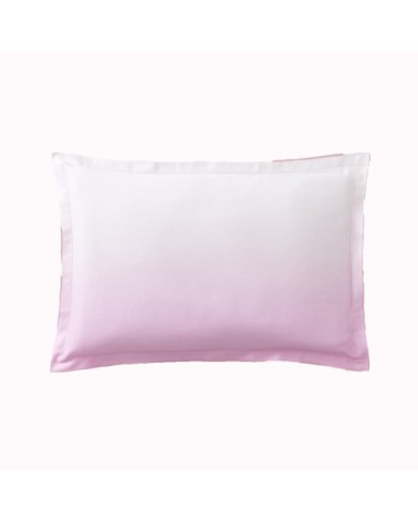 Taie d'oreiller en satin de coton rose Magenta 50x75