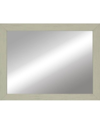 Miroir en bois reconstitué vert clair 44x55