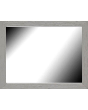 Miroir en bois reconstitué gris 44x55