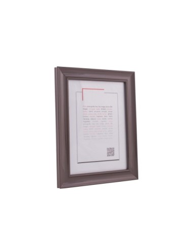 Cadre photo en bois massif marron glacé 40x50